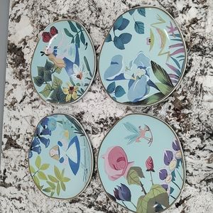 Disney Alice in Wonderland 70th Anniversary plate set of 4